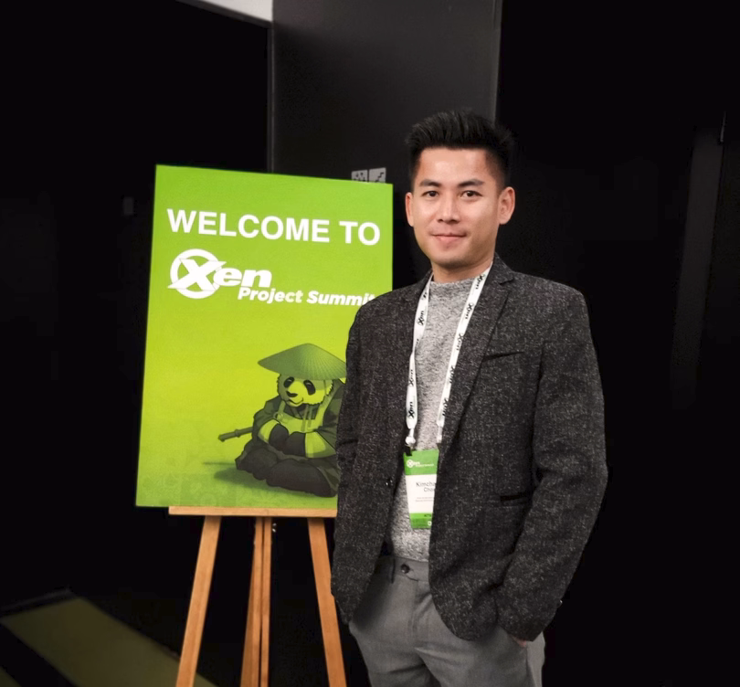 Xen Project Summit 2024 — Kimchann Chon at the virtualization conference in Lisbon, Portugal